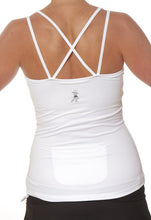 white strappy tank back