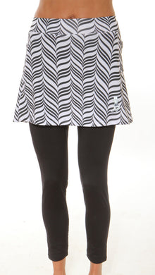 black candy stripe subzero skirt