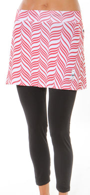 red candystripe subzero skirt