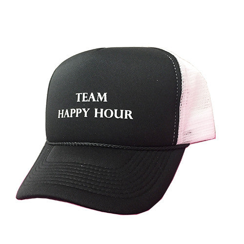 team happy hour trucker hat